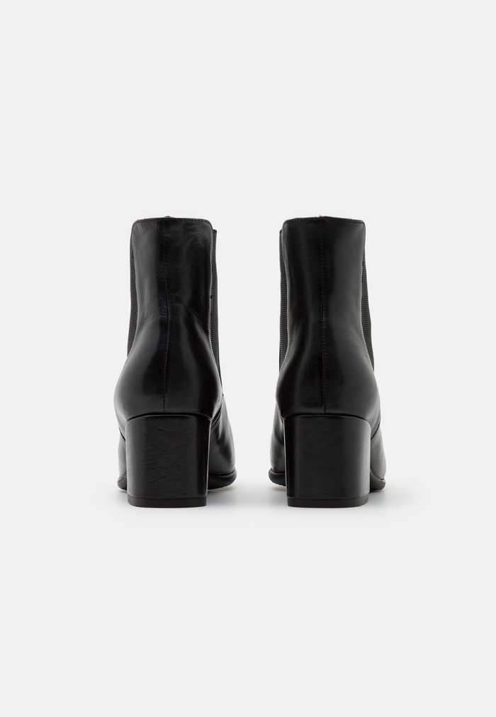 Bottines Anna Field Classiche Block heel Slip on Noir Femme | NGZ-6490756